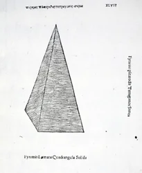 Pyramis Laterata Quadrangula Solida, Illustration from 